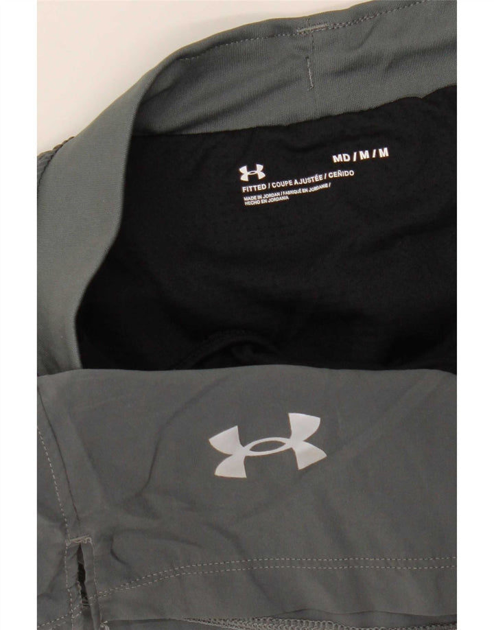 Under Armour Womens Sport Shorts UK 12 Medium Grey Polyester
