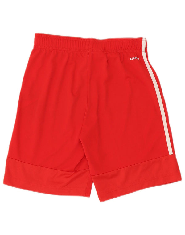 Adidas Boys Aeroready Sport Shorts 11-12 Years Red Polyester
