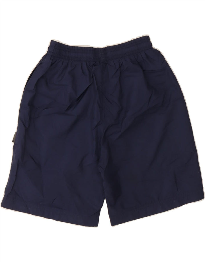 ADIDAS Boys Sport Shorts 9-10 Years  Navy Blue Polyester Vintage Adidas and Second-Hand Adidas from Messina Hembry 