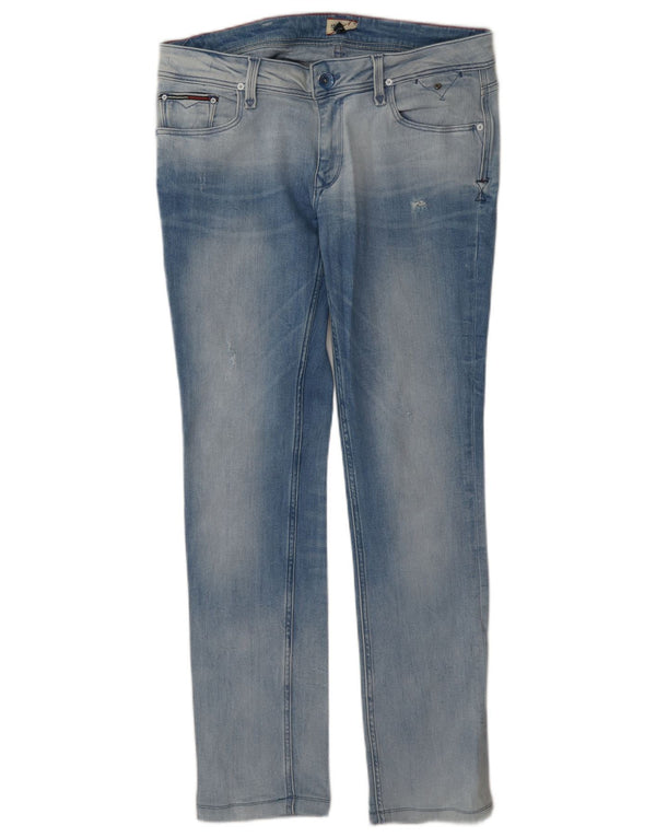Tommy Hilfiger Womens Slim Jeans W30 L30 Blue Cotton