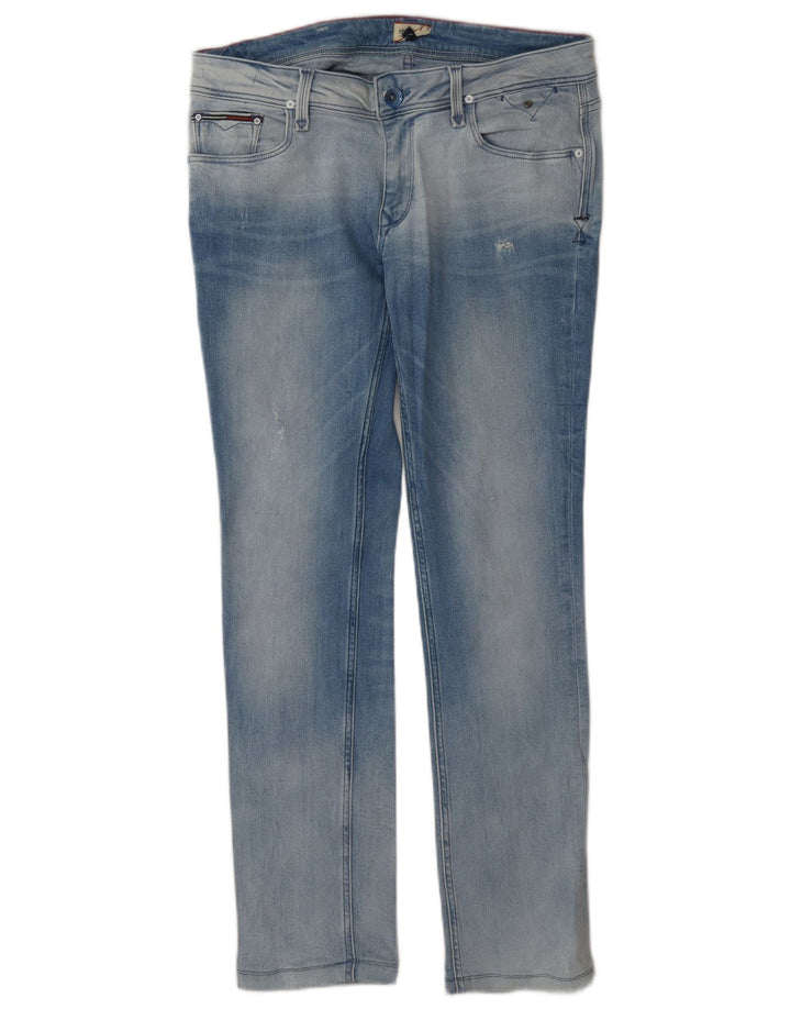 Tommy Hilfiger Womens Slim Jeans W30 L30 Blue Cotton