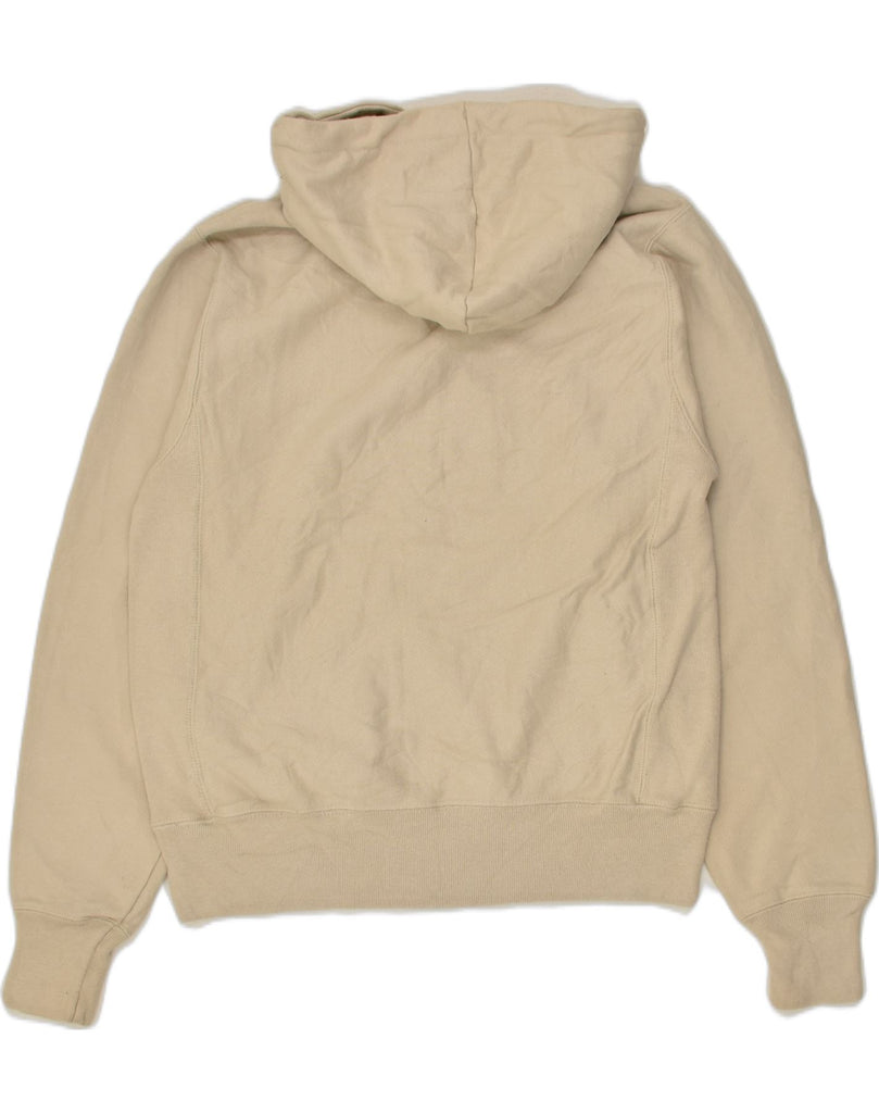 CHAMPION Mens Hoodie Jumper Small Beige Cotton | Vintage Champion | Thrift | Second-Hand Champion | Used Clothing | Messina Hembry 