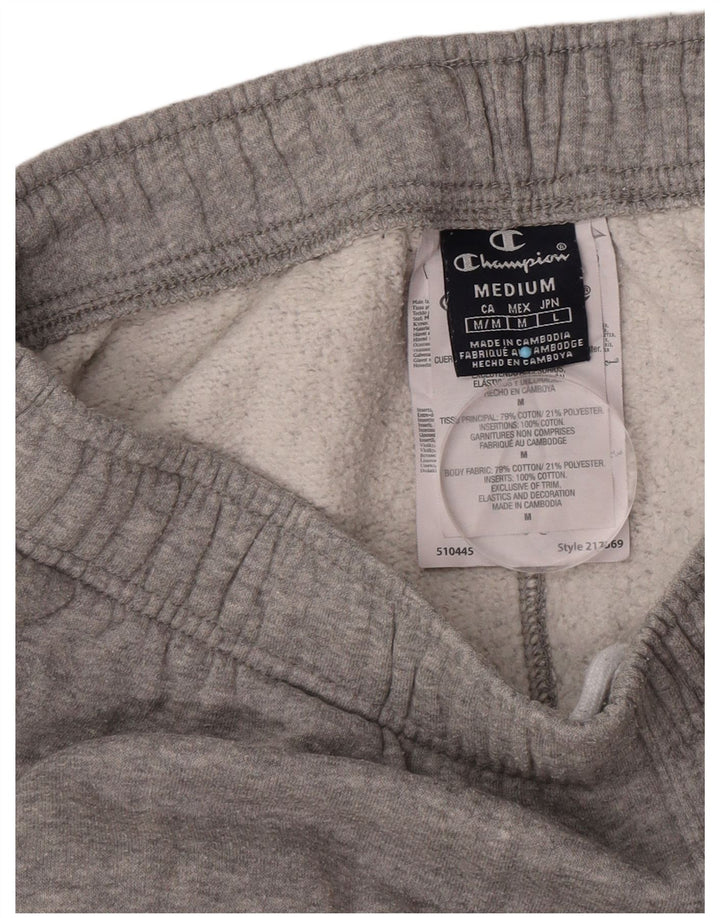 Champion Mens Tracksuit Trousers Joggers Medium Grey Flecked Cotton
