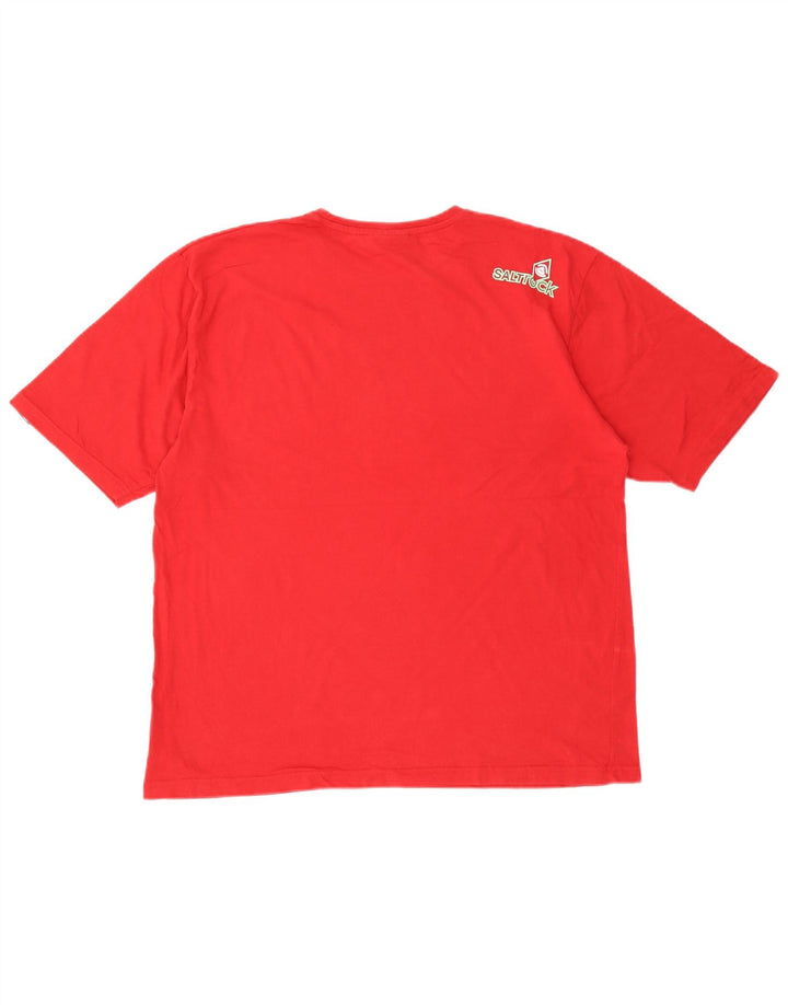 Saltrock Mens Graphic T-Shirt Top 2XL Red Cotton
