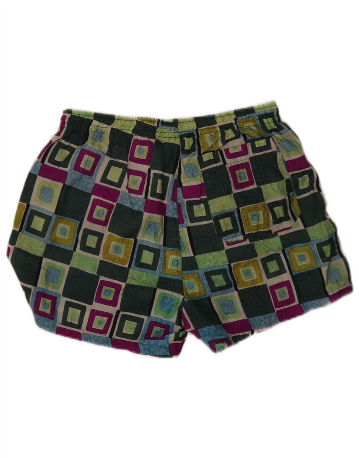 Parah Mens Swimming Shorts IT 46 Small  Green Geometric Polyamide