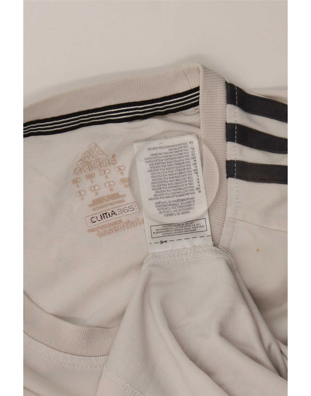 Adidas Mens Clima 365 T-Shirt Top Small White Cotton