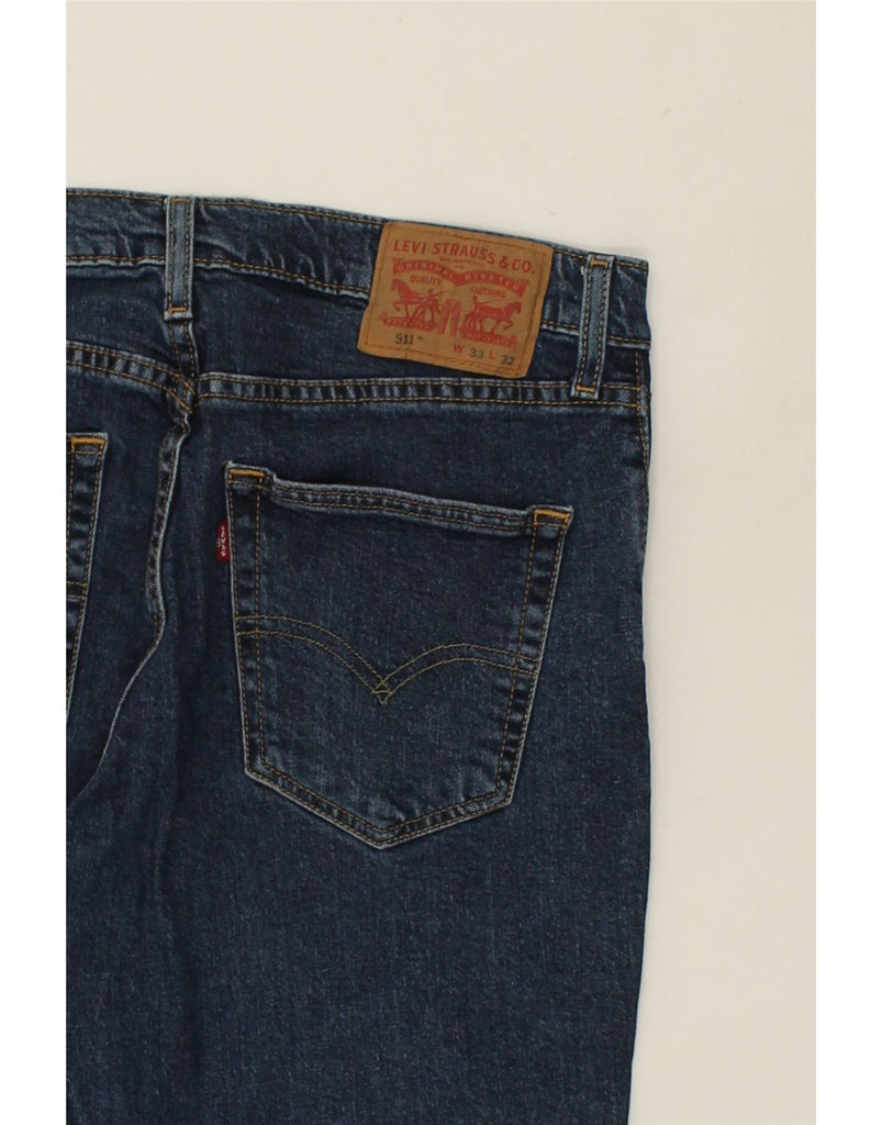 LEVI'S Mens 511 Slim Jeans W32 L28 Blue Cotton | Vintage Levi's | Thrift | Second-Hand Levi's | Used Clothing | Messina Hembry 