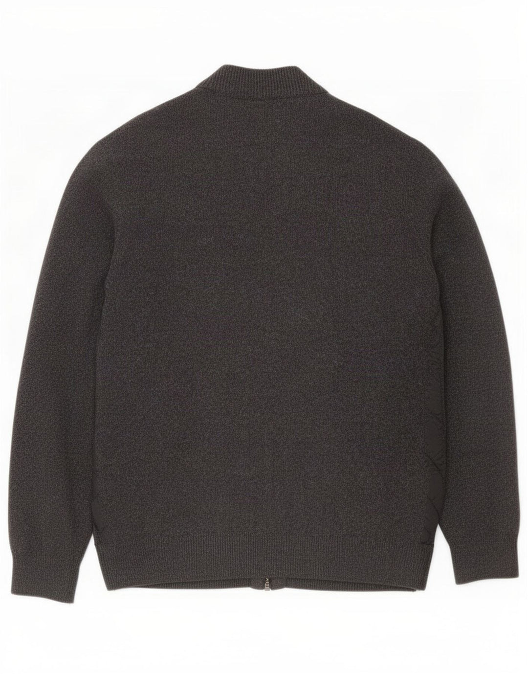 Barbour Mens Cardigan Sweater Large Grey Wool