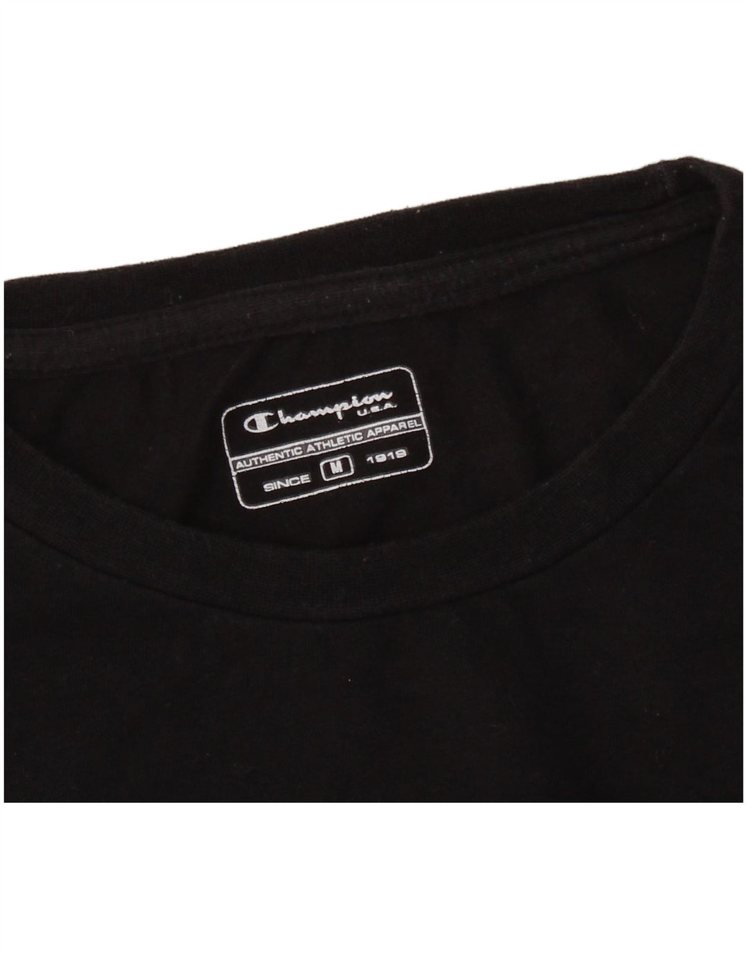 CHAMPION Womens Top Long Sleeve UK 14 Medium Black