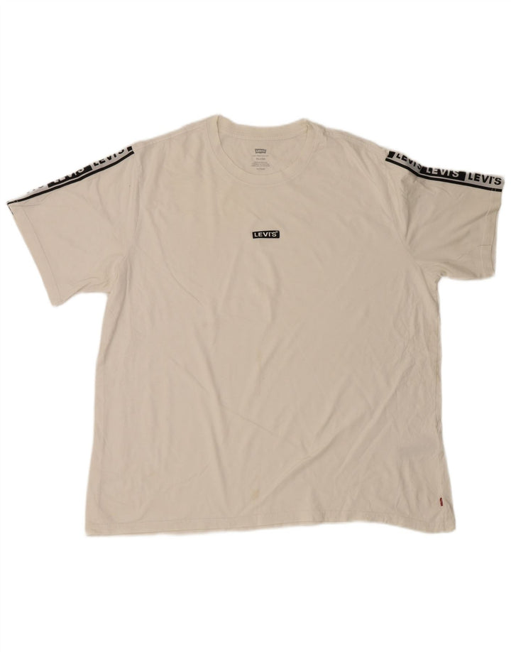 Levi's Mens Relaxed Graphic T-Shirt Top XL White Cotton