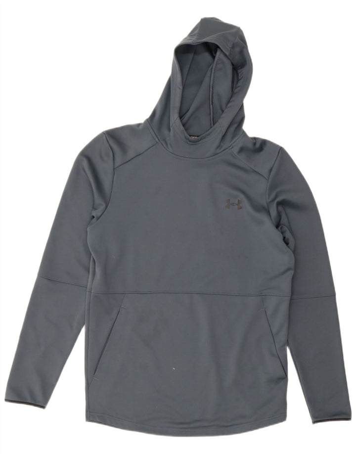Under Armour Mens Hoodie Jumper Small Grey Polyester