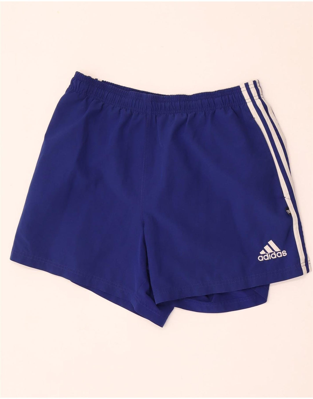 Adidas Mens Sport Shorts Medium  Navy Blue Polyester