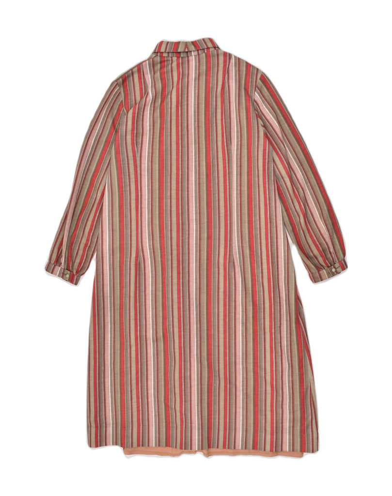 VINTAGE Womens Pullover Shirt Dress UK 18 XL Multicoloured Striped | Vintage Vintage | Thrift | Second-Hand Vintage | Used Clothing | Messina Hembry 