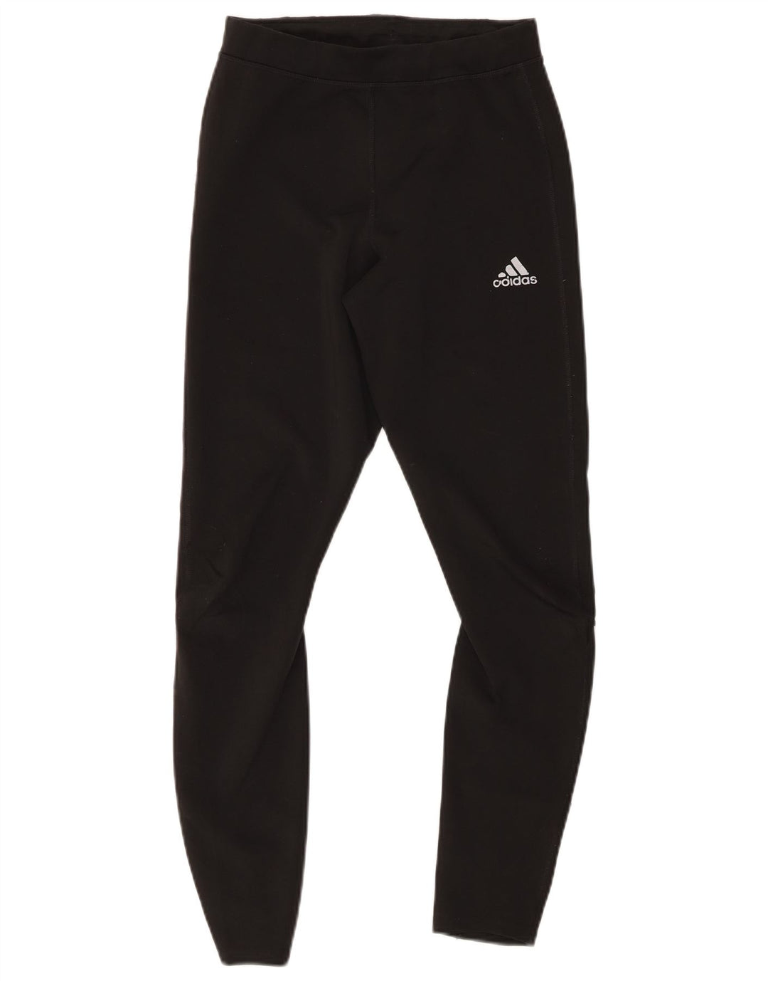 Adidas Womens Leggings UK 12 Medium  Black Polyester