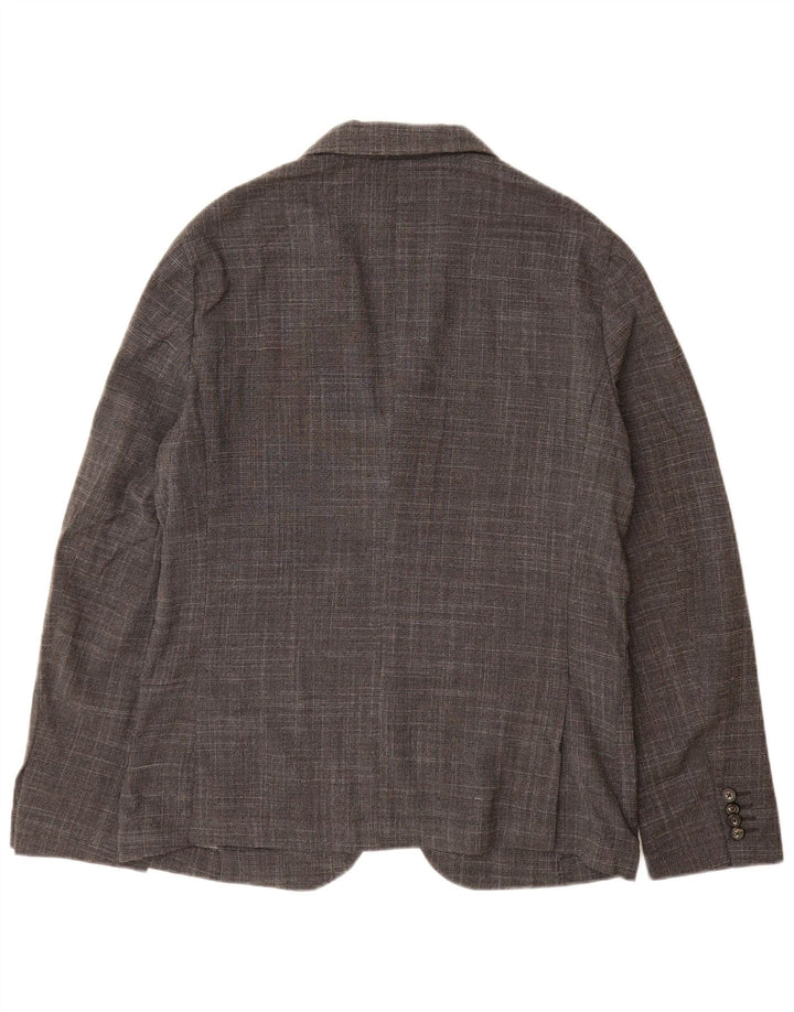 TOMMY HILFIGER Mens Tailored 2 Button Blazer Jacket IT 48 Medium Grey