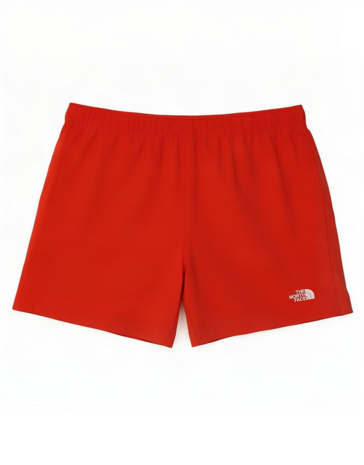 The North Face Mens Sport Shorts Medium Red Polyester