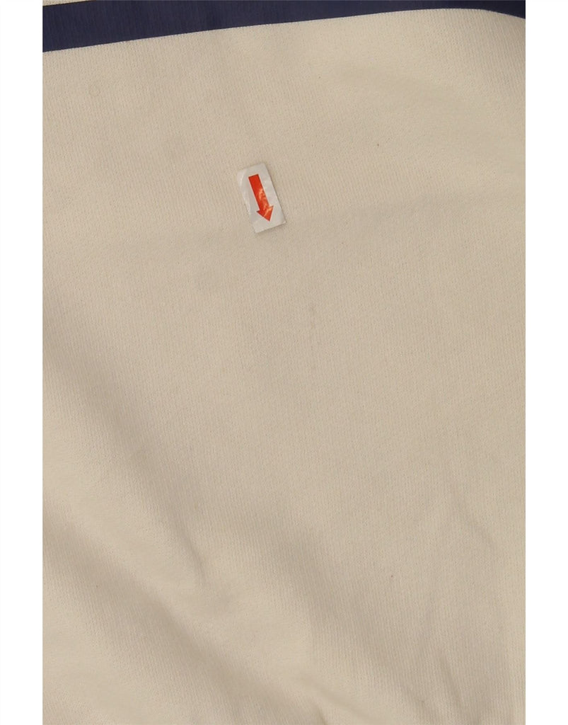 POLO RALPH LAUREN Mens Graphic Sweatshirt Jumper Small Off White Cotton Vintage Polo Ralph Lauren and Second-Hand Polo Ralph Lauren from Messina Hembry 