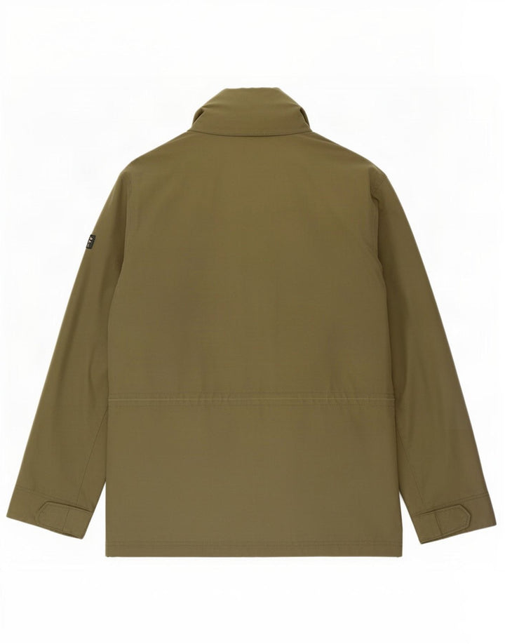 Timberland Mens Utility Jacket UK 40 Large Khaki Cotton