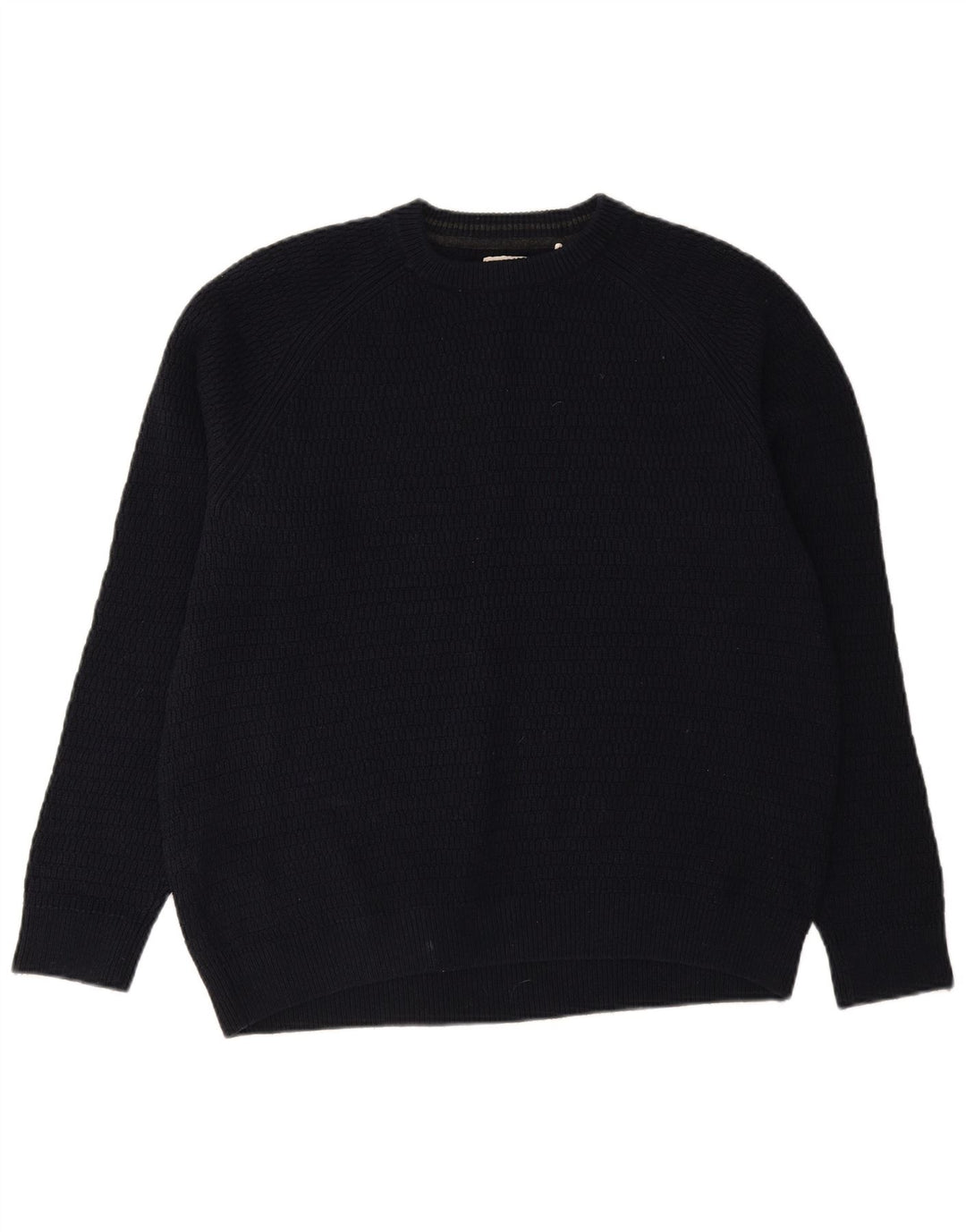 FAT FACE Mens Regular Fit Crew Neck Jumper Sweater XL Navy Blue Cotton