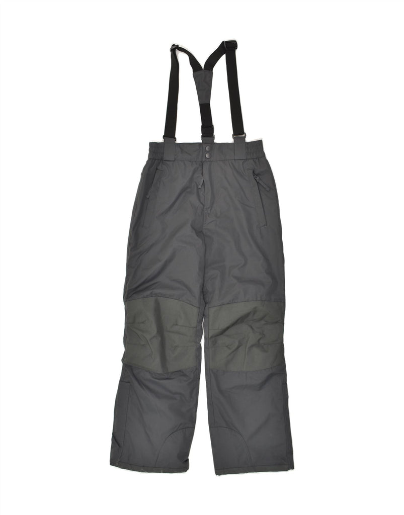 MOUNTAIN WAREHOUSE Boys Dungarees Ski Trousers 11-12 Years Grey Polyamide | Vintage Mountain Warehouse | Thrift | Second-Hand Mountain Warehouse | Used Clothing | Messina Hembry 