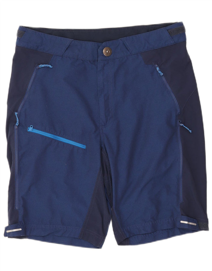 Berghaus Mens Graphic Cargo Shorts XL W36 Navy Blue Polyamide