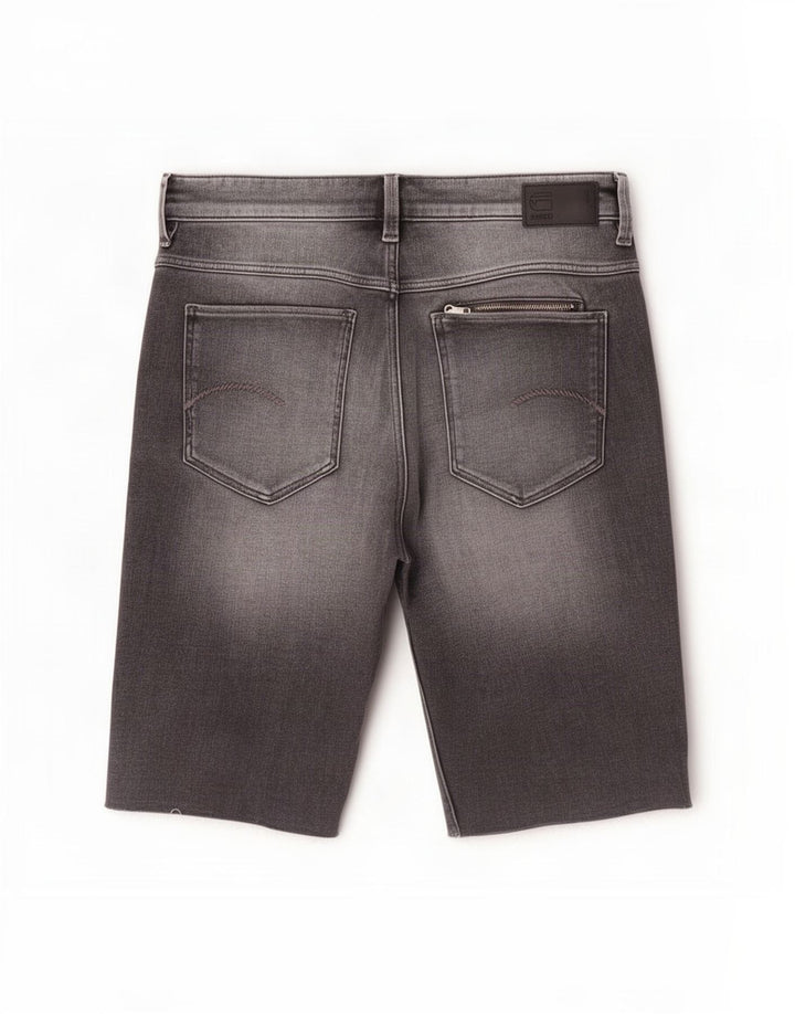 G-Star Mens Slim Denim Shorts W30 Medium Grey