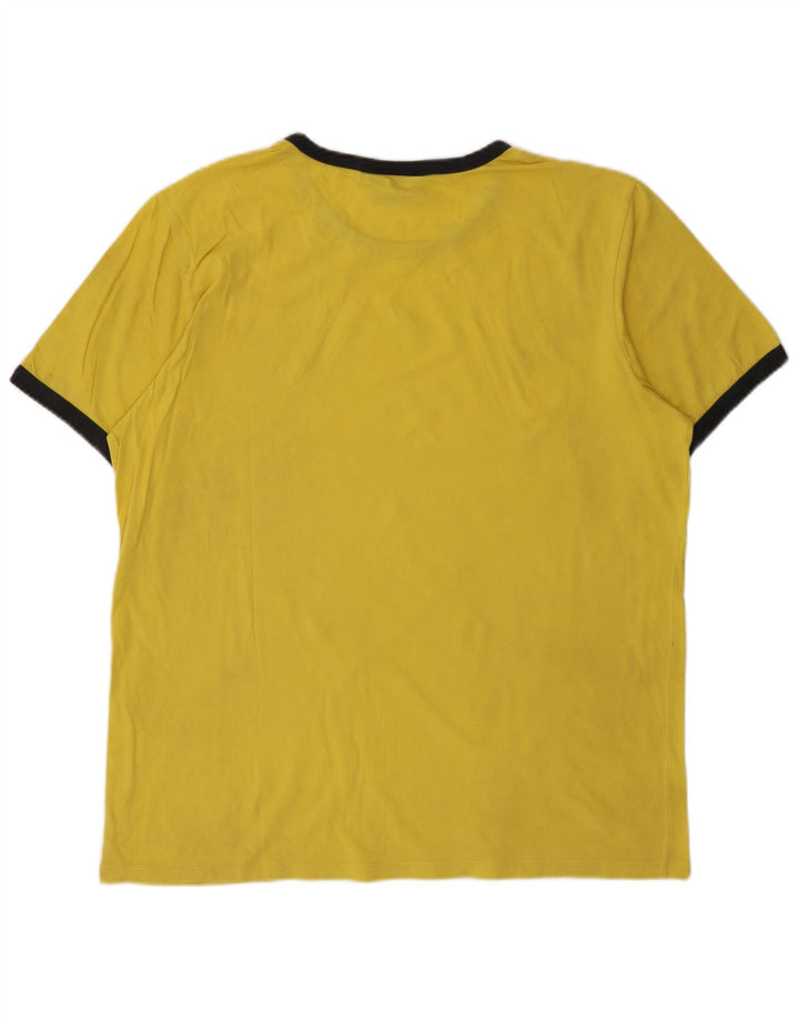 Lotto Mens T-Shirt Top XL Yellow