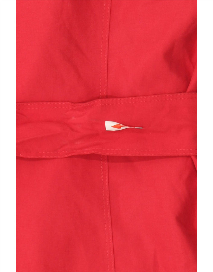 Marks & Spencer Womens Trench Coat UK 16 Large Pink Polyester