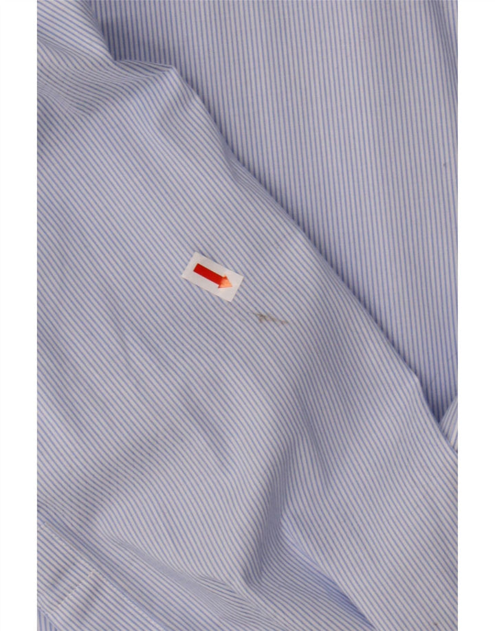 MICHAEL KORS Mens Regular Fit Shirt Size 17 1/2 XL Blue Pinstripe Vintage Michael Kors and Second-Hand Michael Kors from Messina Hembry 