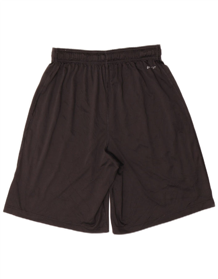 Nike Mens Dri Fit Graphic Sport Shorts Medium Black Polyester