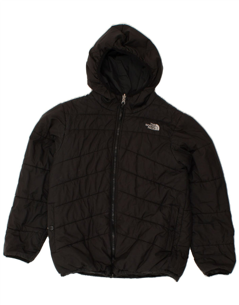 THE NORTH FACE Womens Reversible Hooded Padded Jacket UK 14 Large Black | Vintage The North Face | Thrift | Second-Hand The North Face | Used Clothing | Messina Hembry 