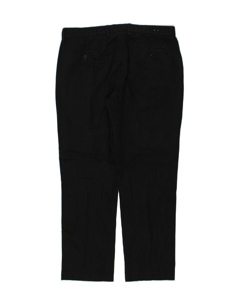 J. CREW Mens Straight Chino Trousers W35 L32  Black | Vintage J. Crew | Thrift | Second-Hand J. Crew | Used Clothing | Messina Hembry 