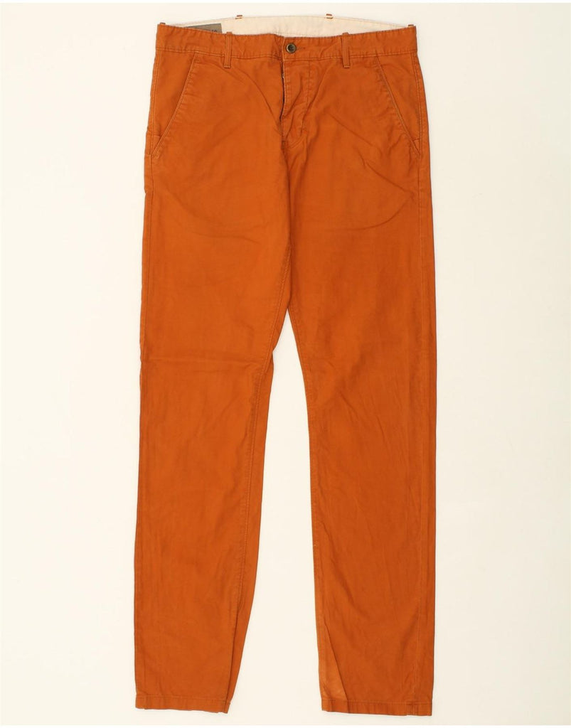 LEVI'S Mens Slim Chino Trousers W32 L34 Orange Cotton | Vintage Levi's | Thrift | Second-Hand Levi's | Used Clothing | Messina Hembry 