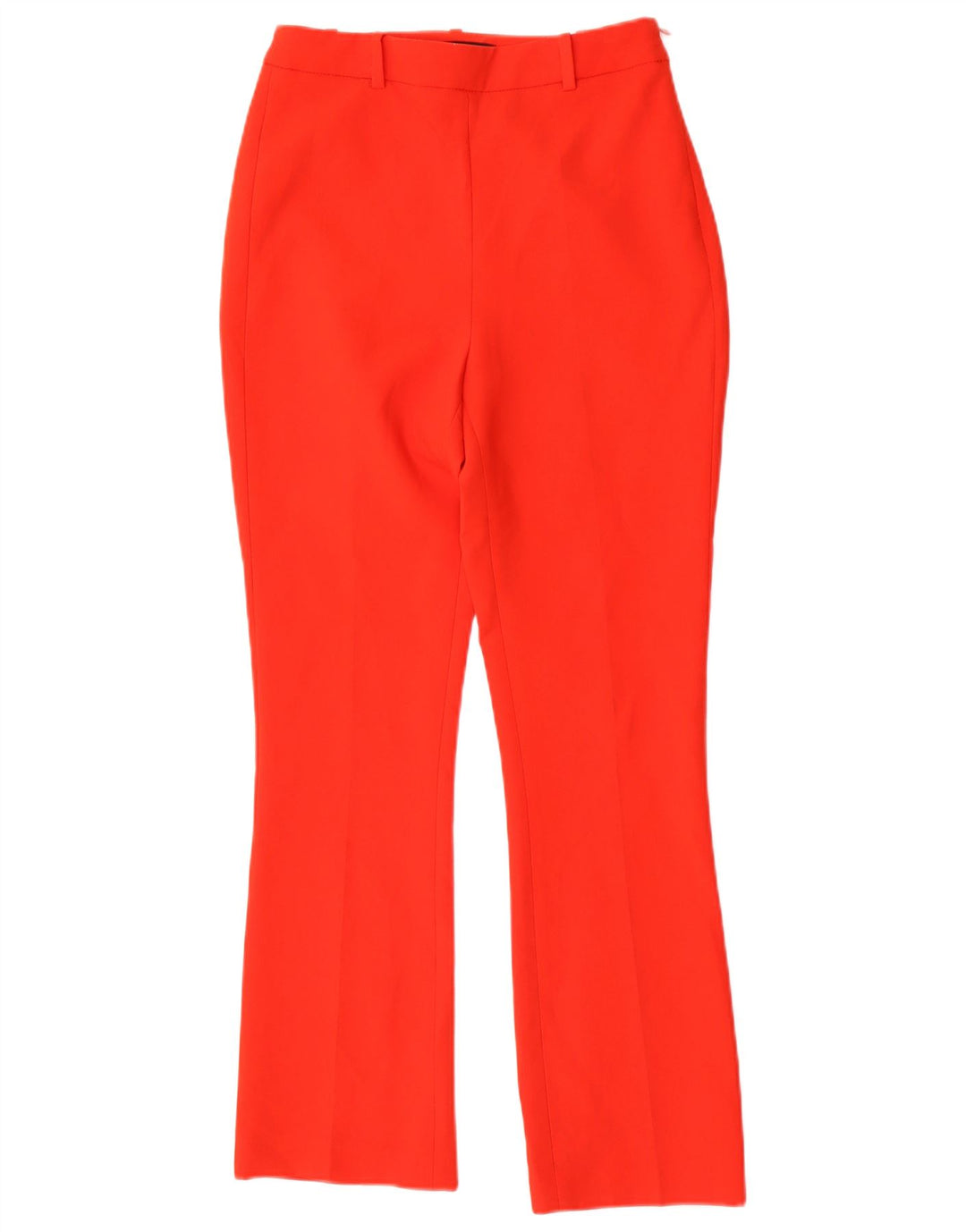 Zara Womens Bootcut Casual Trousers Small W26 L29 Red Polyester