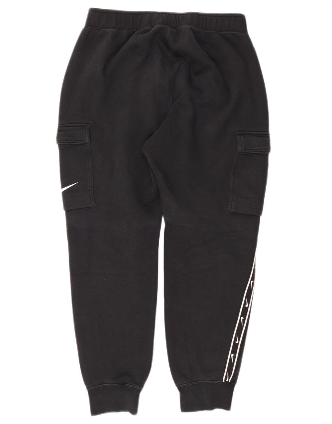 NIKE Mens Graphic Cargo Tracksuit Trousers Joggers Medium  Black Cotton