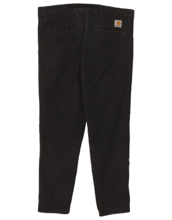 Carhartt Mens Slim Jeans W31 L26 Black Cotton