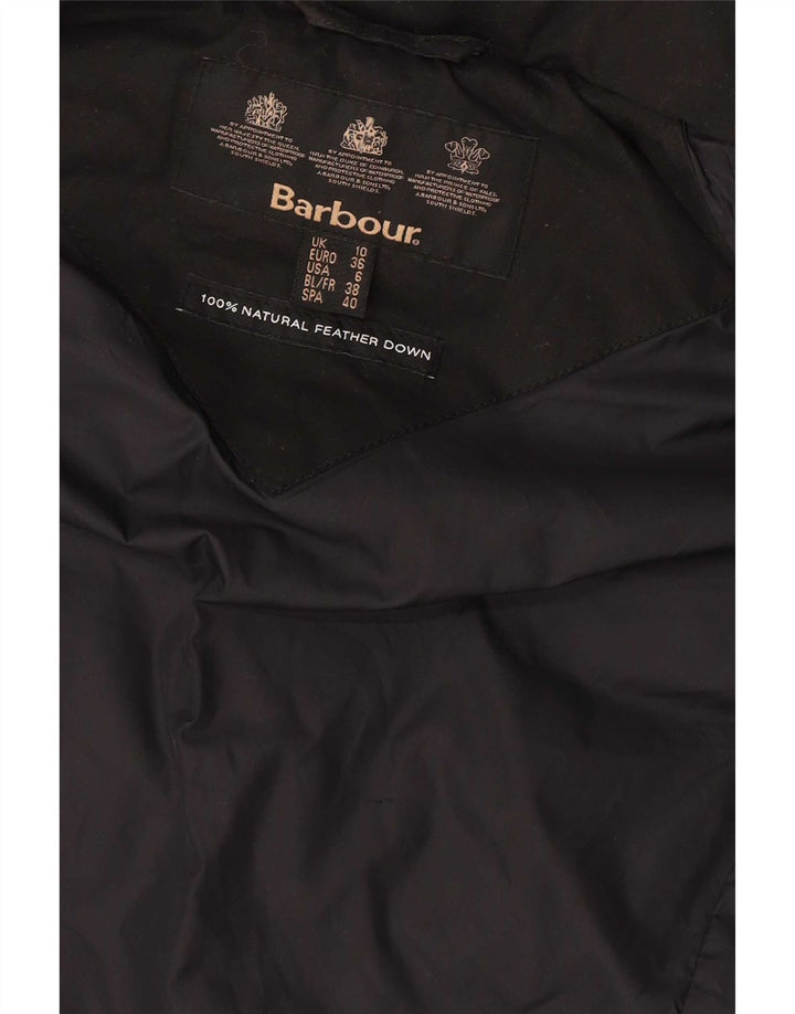Barbour Womens Padded Gilet UK 10 Small Black