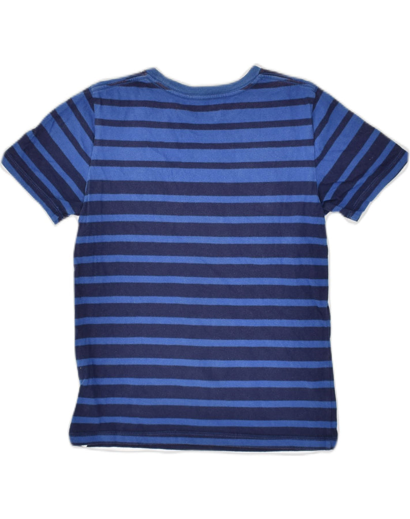 GAP Boys Graphic T-Shirt Top 7-8 Years medium Blue Striped Cotton | Vintage Gap | Thrift | Second-Hand Gap | Used Clothing | Messina Hembry 