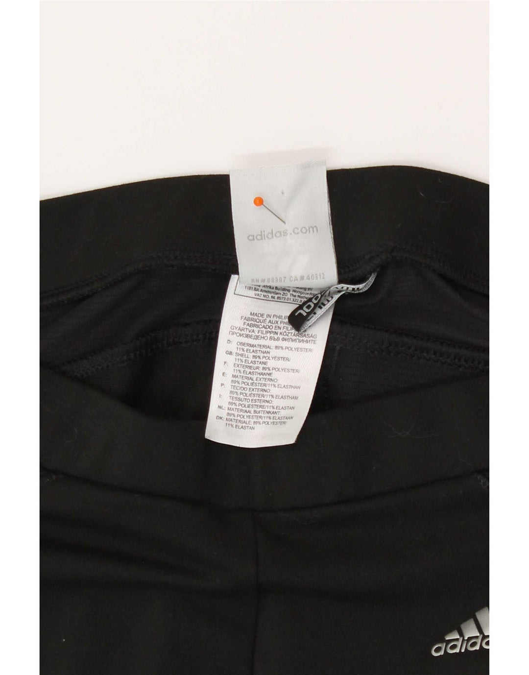 Adidas Womens Climacool Capri Leggings UK 12 Medium Black Polyester