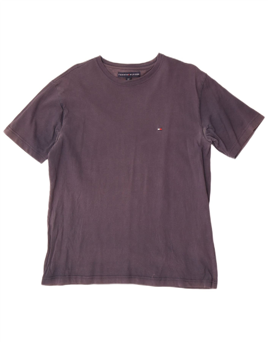 Tommy Hilfiger Mens T-Shirt Top Small Navy Blue Cotton