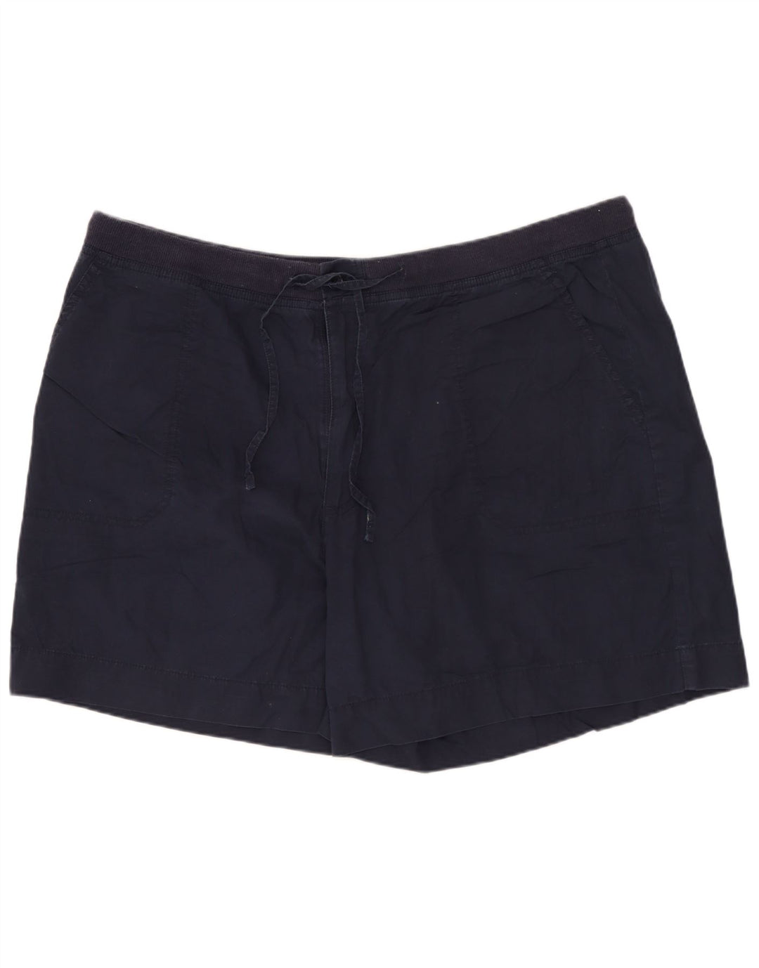 LEE Womens Khakis Chino Shorts US 20 3XL W40 Navy Blue Cotton