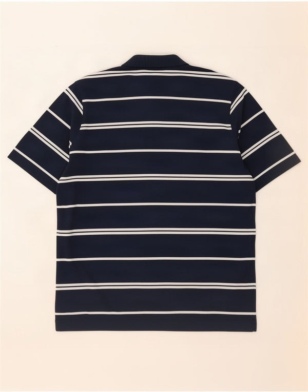 Paul & Shark Mens Yachting Polo Shirt Large Navy Blue Striped
