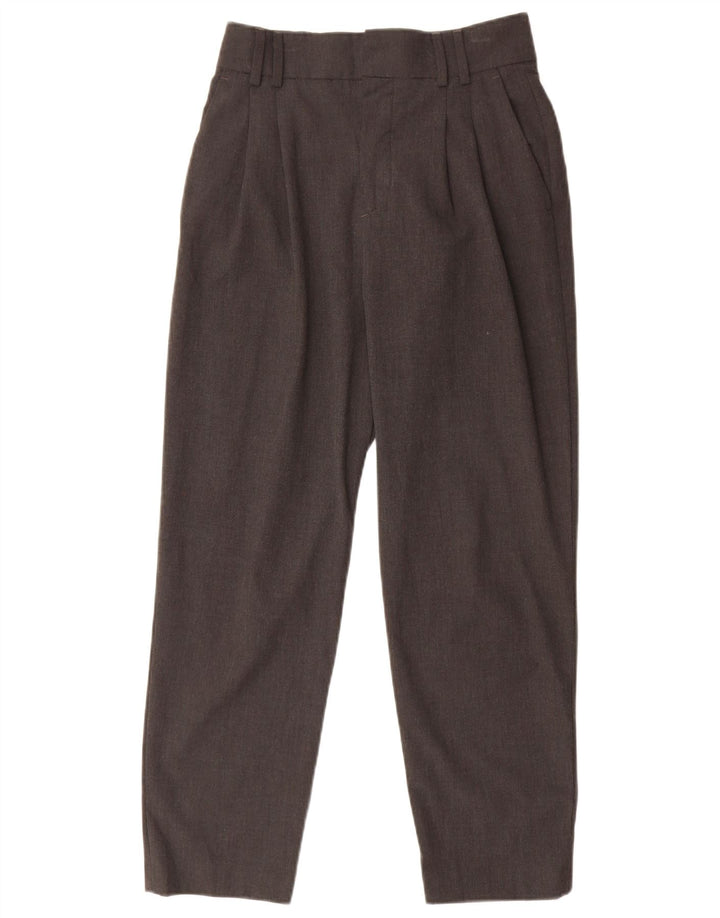 Zara Womens Pegged Chino Trousers EU 34 2XS W24 L26 Grey Polyester