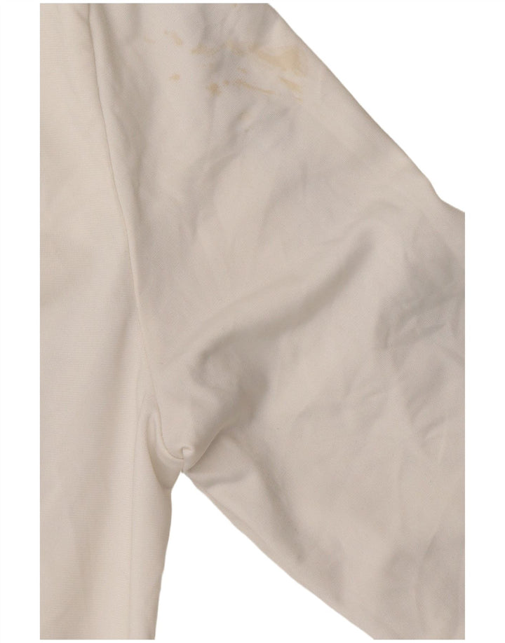 PUMA Womens Tracksuit Top Jacket UK 12 Medium  White Colourblock Polyester Vintage Puma and Second-Hand Puma from Messina Hembry 