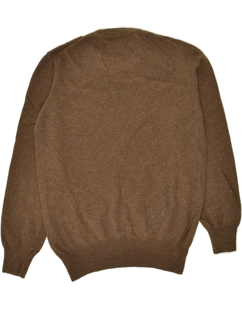 NORTH SAILS Mens Crew Neck Jumper Sweater Medium Brown Wool | Vintage North Sails | Thrift | Second-Hand North Sails | Used Clothing | Messina Hembry 