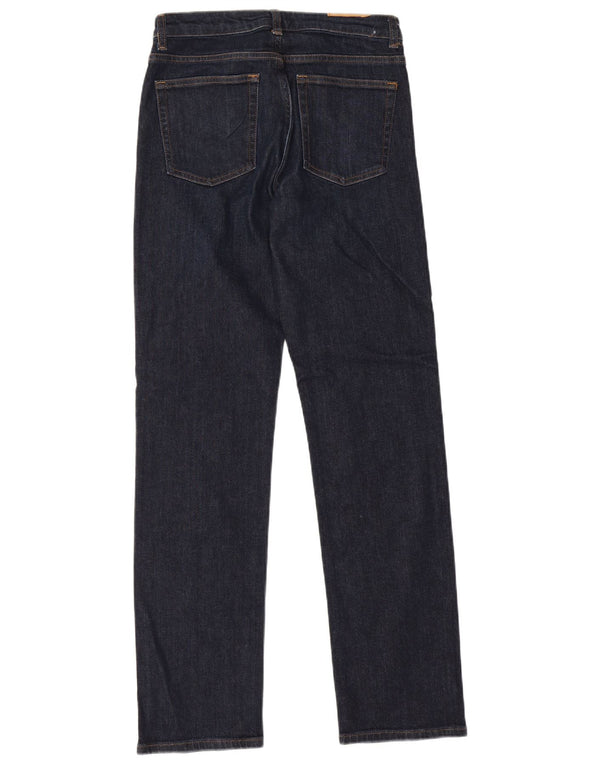 Gant Mens Slim Straight Jeans W30 L32 Navy Blue