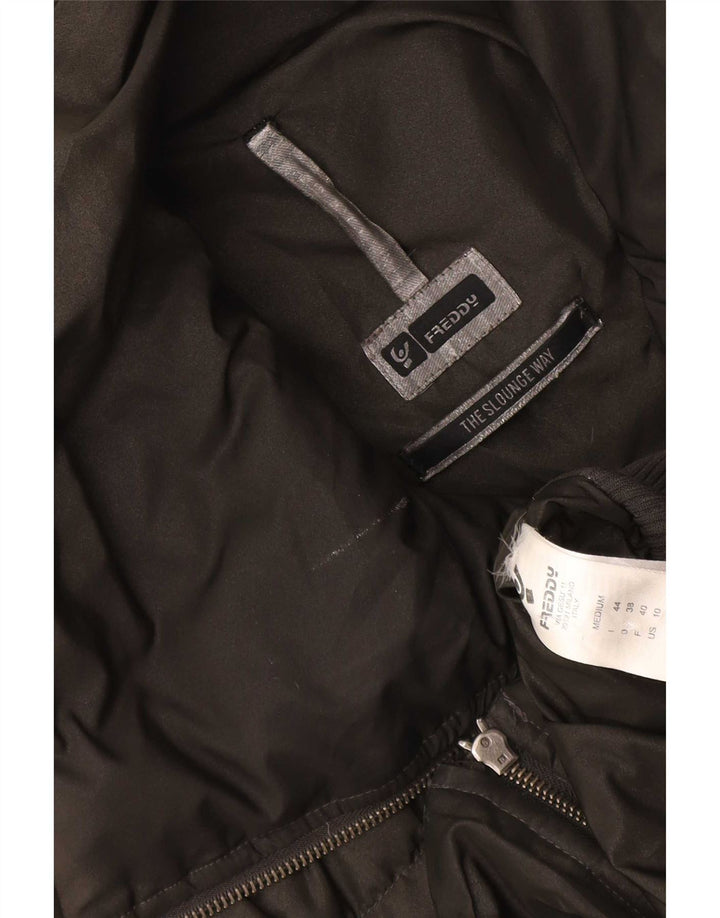 Freddy Womens Padded Jacket IT 44 Medium Grey Polyester