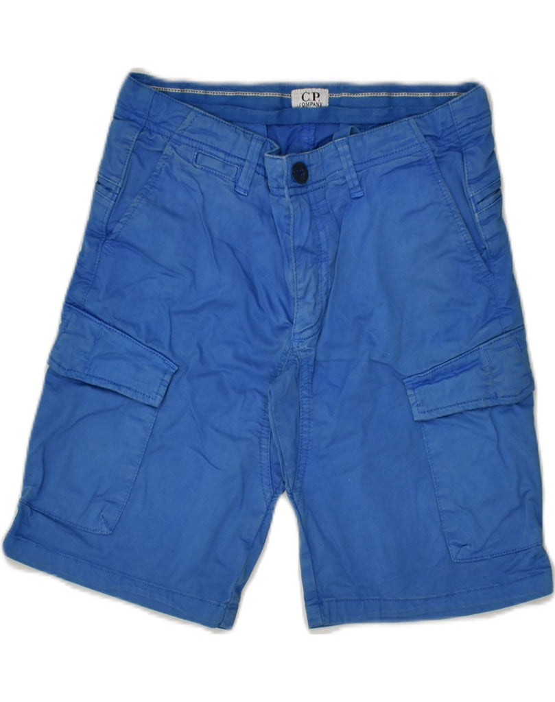 C.P. COMPANY Boys Cargo Shorts 9-10 Years W26 Blue Cotton | Vintage C.P. Company | Thrift | Second-Hand C.P. Company | Used Clothing | Messina Hembry 