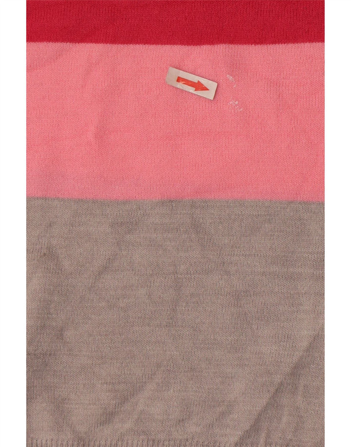 Marks & Spencer Womens Crew Neck Jumper Sweater UK 8 Small Multicoloured