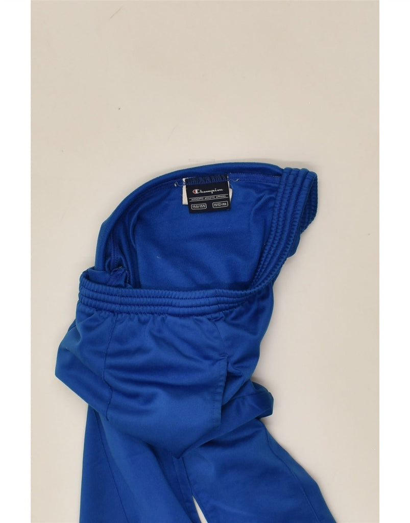 CHAMPION Boys Tracksuit Trousers 11-12 Years Blue | Vintage Champion | Thrift | Second-Hand Champion | Used Clothing | Messina Hembry 